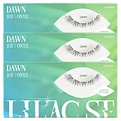 Lilac St - Dawn Natural Faux Eyelash Clusters (10mm, 3 Pack) - No "Makeup" Look - DIY Lash Extension Wisps - Lightweight &amp; Lifelike - Lasts 10 Days - Cruelty Free, Vegan, Women Founded - 30 Lashes