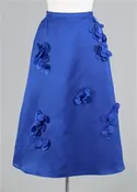 Royal Blue Petal A-Line Occasion Skirt – Sizes L & 1X