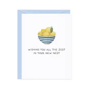 All The Zest — Lemon Pun Housewarming Card