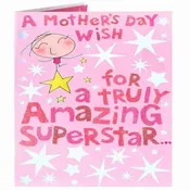 100% A Superstar Mother\’s Day Card