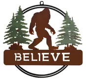 Bigfoot Believe Ring Hand-Painted W170P