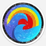 CIRCLE WAVE STICKER