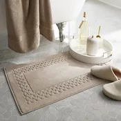 Amalfi Bath Mat Cobblestone 19x31