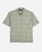 Adorned Woven Oil Green