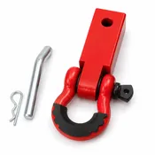 2-Inch Shackle Hitch Receiver with 3/4-Inch D-Ring – 45,000 lb Break Strength