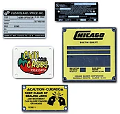Screen Printed Metal Nameplates