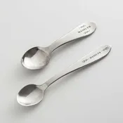 Personalized Heirloom Baby Spoon - Botanic