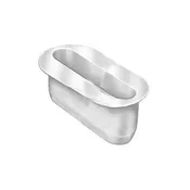 Nylon Nut #8 Screw Hole Large Oval - PK 50