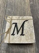 Custom Stone Coasters "M"