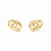 Julie Vos Dolce Link Stud Gold