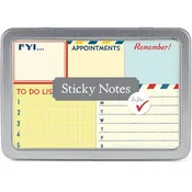 Cavallini & Co Sticky Notes in a Tin - To Do