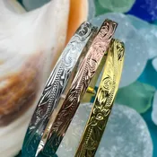 4mm Keiki Hawaiian Heirloom Adjustable Bangle
