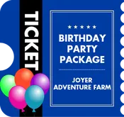 Birthday Party Package - Late Summer