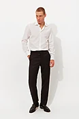 Black Classic Twill Trousers