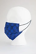 Fashion Face Mask Calm &amp; Fashionable Limited Hand Made Blue — IDIL VICE Fashion
