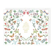 Butterfly Garden - Baby Card