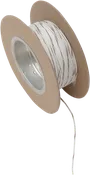 100' Wire Spool - 18 Gauge - White/Brown