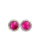 15mm - Fuchsia Pink - (Pierced) Performance Earrings