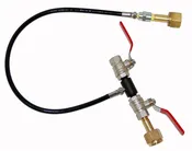 CO2 Fill Station Dual Valve CGA-320 36-Inch Hose for Brewing Kegs & Aquariums