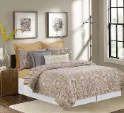 C&F Full/Queen Shay Damask Set
