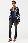 FRENCH TERRY MIXED MEDIA JACKET