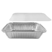 Aluminum Pan & Foil Laminated Cover 6x9x2 – Pack of 25