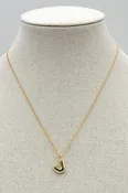 14K GOLD DIPPED MINI BOLD INITIAL NECKLACE