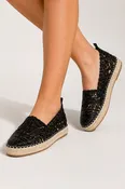 Crochet Lace Platform Espadrilles