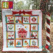 Christmas Lane Quilt Club for Sewing Machine Applique