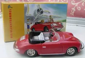 Blechtrommel Porsche 356 Wind Up Tin  Red
