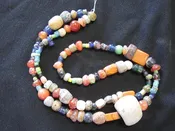 Antique Beads From The Middle East  –  Stones & Glass Mix Strand
