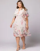 Breezy Border Print Cocktail Dress - Sale!