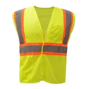 CLASS 2 FIRE TREATED HOOK & LOOP CLOSURE VEST (Size: Large)