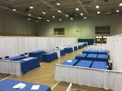 Trade Show - White Banjo Pipe &amp;amp; Drape