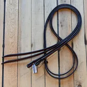 5/8 inch D and S Reins with shaped ends Border Stamp-Antique