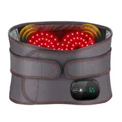 Agdoad Heating Vibration Massager Belt With Dual Light Therapy