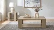 Pavone Open-Shelf Coffee and End Table Set