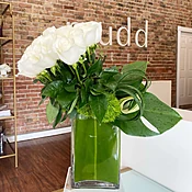 Mudd Dozen Roses White
