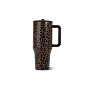 Brown Leopard HydroJug 32 oz Traveler Tumbler