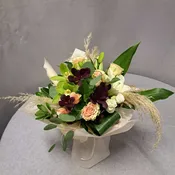 Roses, Orchids, and Pampas Grass