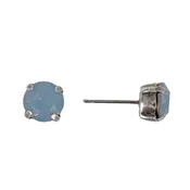Air Blue Opal, 8mm Crystal Stud Earrings
