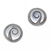 1/2" Hopi Post Earrings - Water - Rain