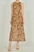 Azalea Textured Sleeveless Maxi Dress