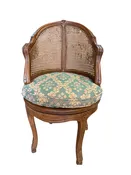 Cane Swivel Seat Chair