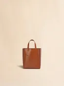 Mini-sac Museo en cuir marron