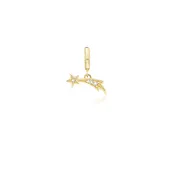 14k Yellow Gold Shooting Star Charm