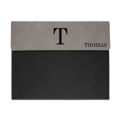 Canvas & Faux Leather Padfolio