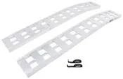12" X 90" Non Folding Arched Aluminum Ramp 1500 Lb (Per Pair) "Load It"