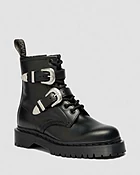 1460 Bex Western Buckle Leder Stiefel