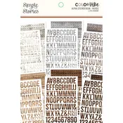 Color Vibe Alpha Sticker Book